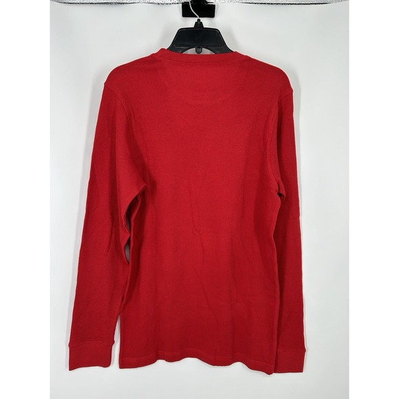 Ecko Unltd Waffle Knit Thermal Y2K Graphic Tee Long Sleeve Vintage Skater Medium - Picture 2 of 5